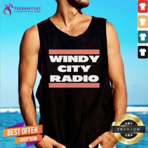 Top Windy City Radio Tank-top