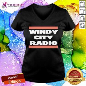 Top Windy City Radio V-neck