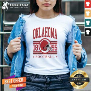 Awesome Oklahoma Football 1895 Team Supporter V-neck