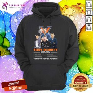 Awesome Tony Bennett 2009-2024 Thank You For The Memories Hoodie