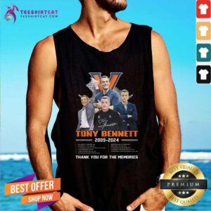 Awesome Tony Bennett 2009-2024 Thank You For The Memories Tank-top