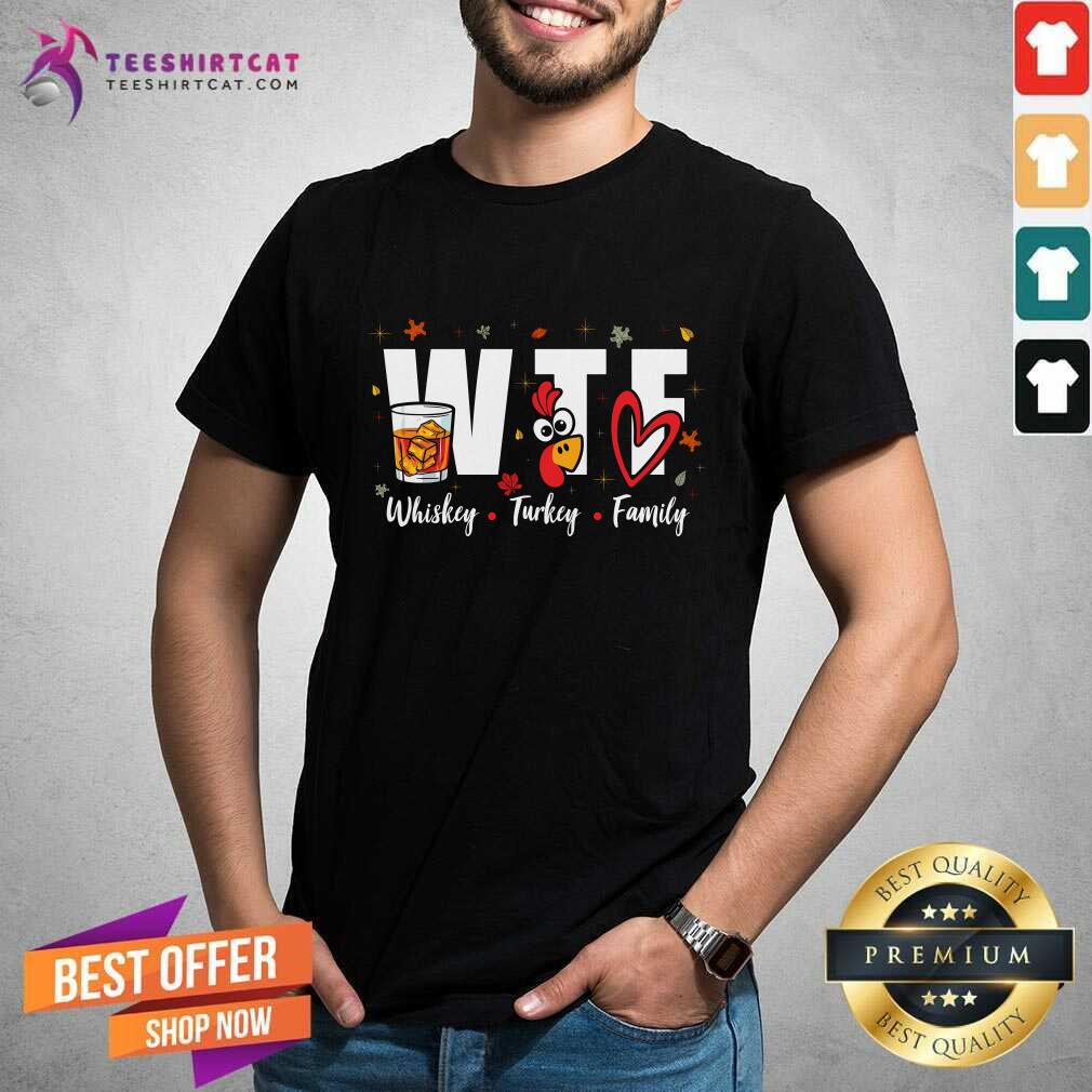Awesome Whiskey Turkey Family Bourbon Lovers Thanksgiving T-Shirt