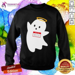 Funny Happy Halloween Ghost Hallo I Am Ween Sweatshirt