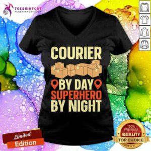 Good Courier Parcel Transport Messenger Package Delivery V-neck