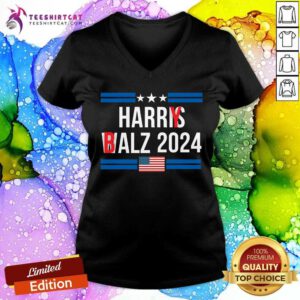 Good Harris Walz 24 Harry Balz 2024 Meme Democratics Vote V-neck