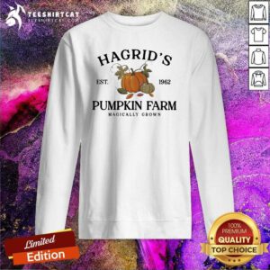 Hot Hagrid's Pumpkin Farm Est 1962 Thanksgiving Fall Sweatshirt