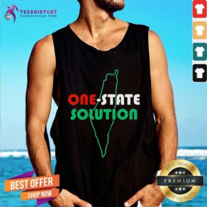 Hot Palestine One State Solution Tank-top