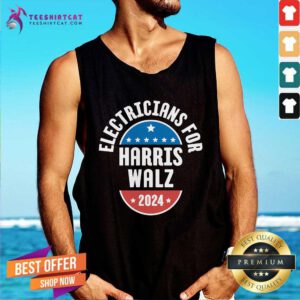 Nice Electricians For Harris Walz 2024 Tank-top