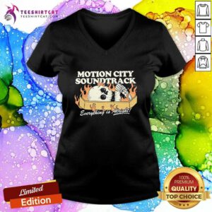 Nice Motion City Soundtrack Everything Is Alright Coffin V-neck