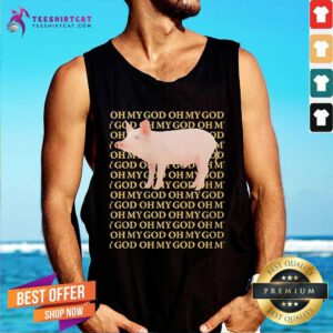 Nice Oh My God Pig Tank-top
