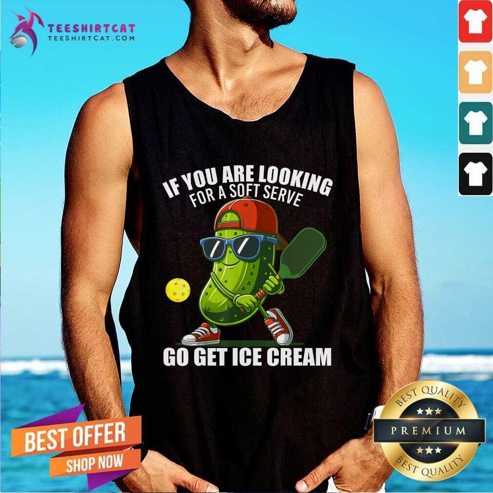 Nice Pickleball Cucumber Pickle Pickleball Graphic Tank-top