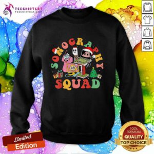 Nice Ultrasound Tech Christmas Sonography Squad Holiday Nurse Sweatshirt