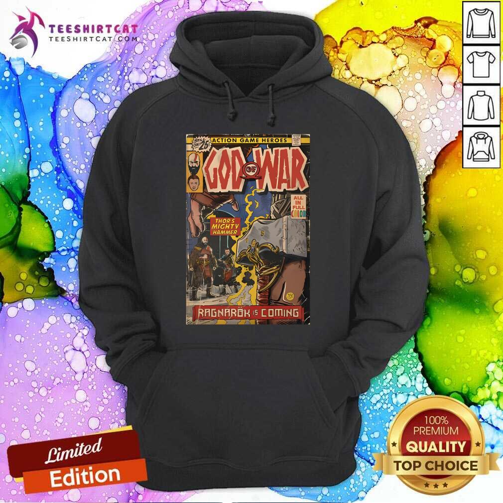 Official God Of War Ragnarok Comic Hoodie