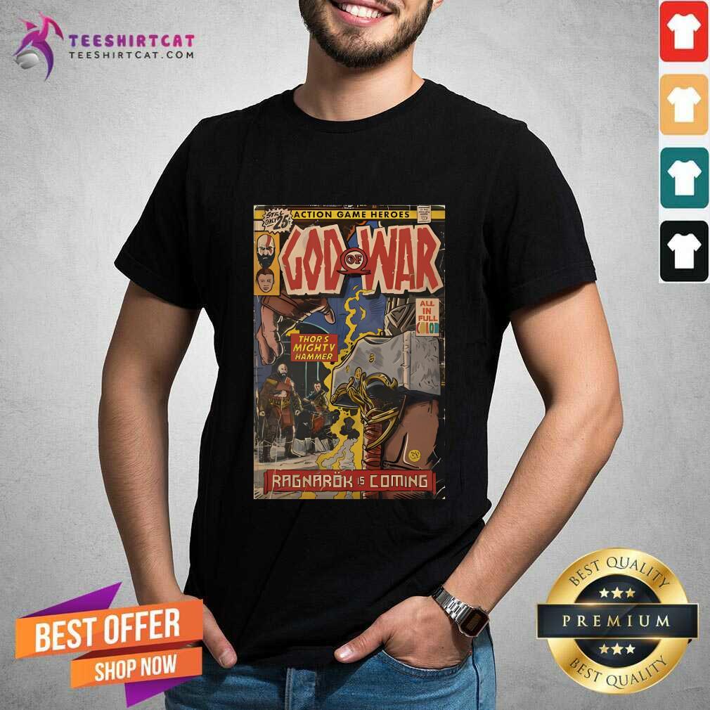 Official God Of War Ragnarok Comic T-Shirt