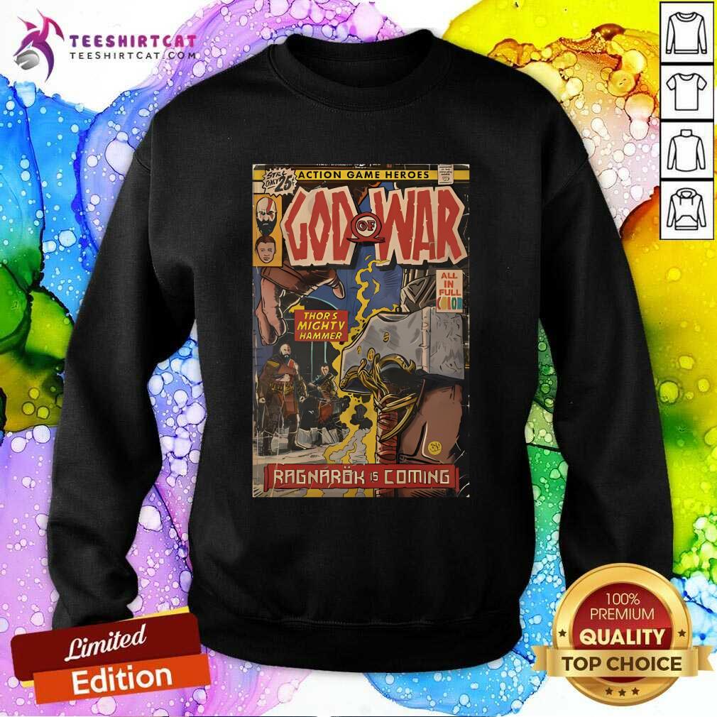 Official God Of War Ragnarok Comic Sweatshirt