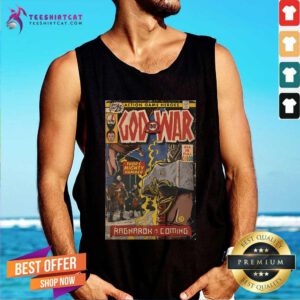 Official God Of War Ragnarok Comic Tank-top