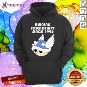 Official Ruining Friendships Since 1996 Super Mario Flying Turtle Hoodie