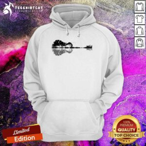 Original Acoustic Guitar Nature Forest Music Bass Guitarist Hoodie