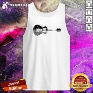 Original Acoustic Guitar Nature Forest Music Bass Guitarist Tank-top