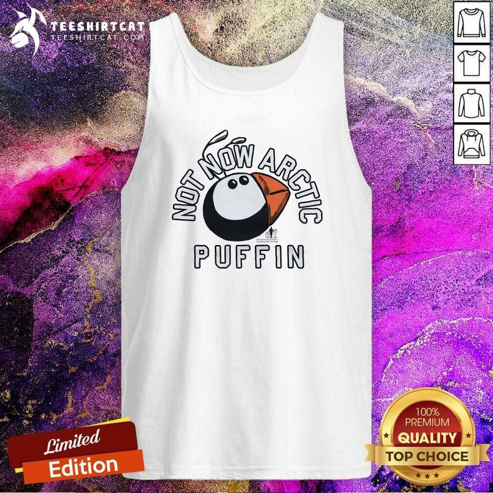 Original Not Now Arctic Puffin Tank-top