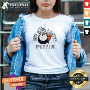 Original Not Now Arctic Puffin V-neck