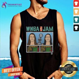Original WNBA Jam Liberty 2024 Champs Lonescu And Stewart Tank-top