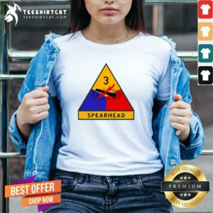 Premium 3rd Armored Division Army WWII Spearhead V-neck