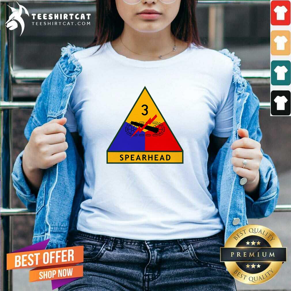 Premium 3rd Armored Division Army WWII Spearhead V-neck