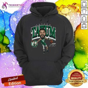Premium Jayson Tatum Boston Celtics Cartoon Hoodie