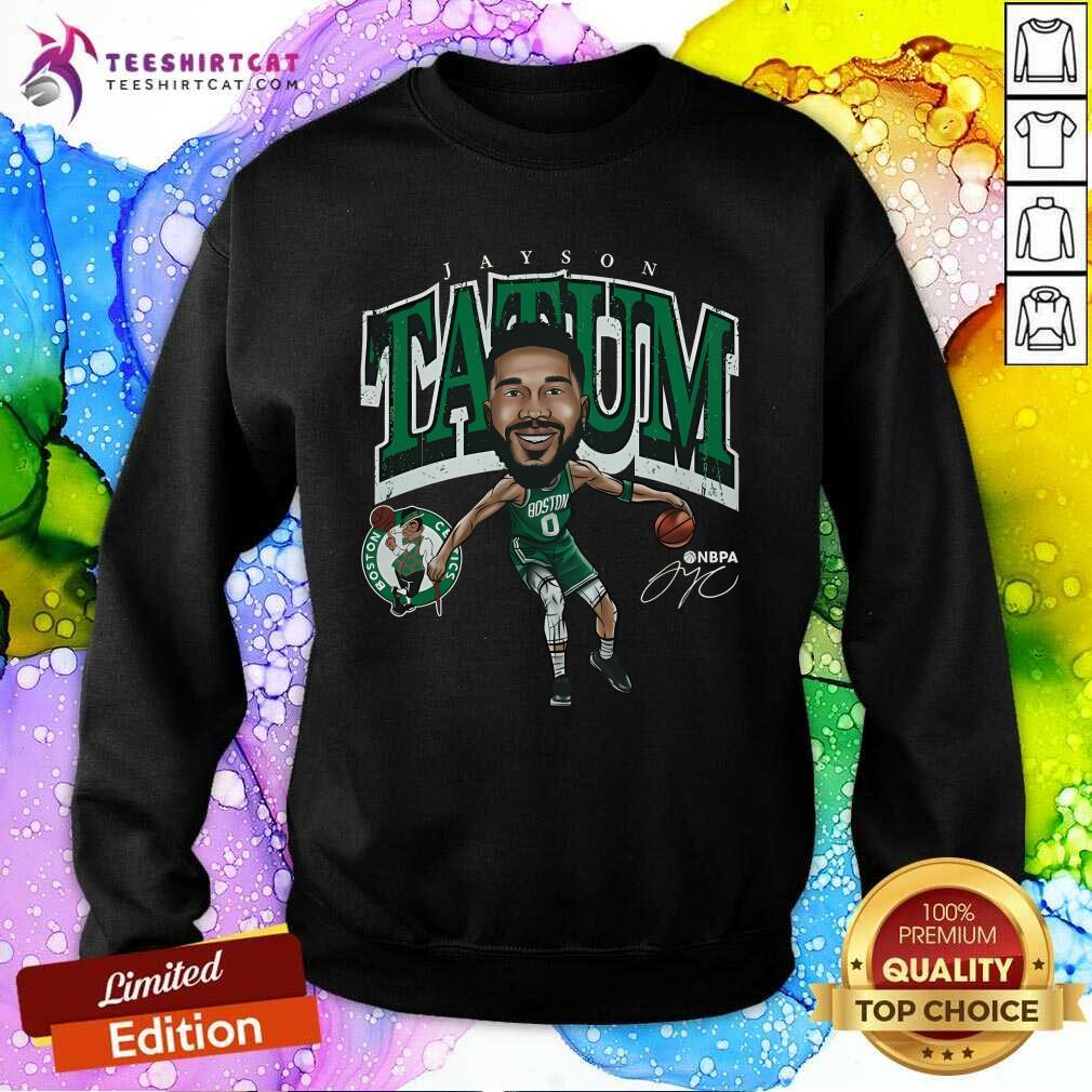 Premium Jayson Tatum Boston Celtics Cartoon Sweatshirt