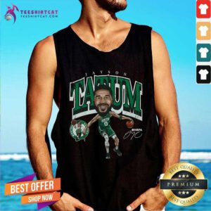Premium Jayson Tatum Boston Celtics Cartoon Tank-top
