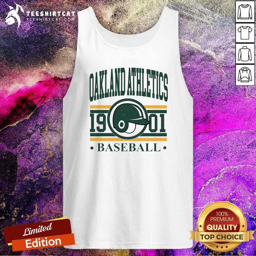 Premium Oakland Athletic 1901 Baseball Team Supporter Tank-top