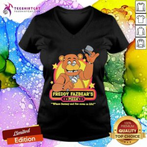 Pretty Jonnyblox Five Nights At Freddy's Freddy Fazbear's Pizza V-neck