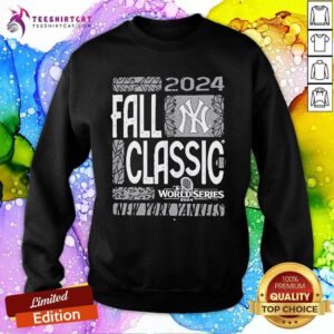Pretty New York Yankees Majestic Threads Fall Classic 2024 World Series Sweatshirt