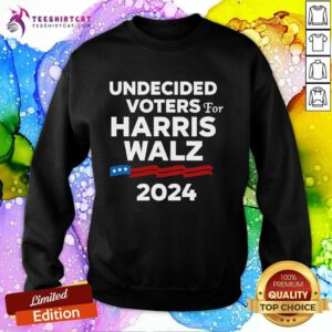 Top Mr Chimetime Undecided Voters For Harris Walz 2024 Sweatshirt
