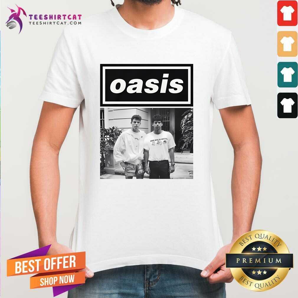 Top Oasis Four Key To Success T-Shirt