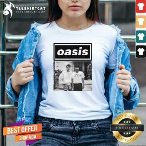 Top Oasis Four Key To Success V-neck