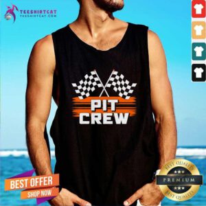 Top Pit Crew Racing Party Tank-top
