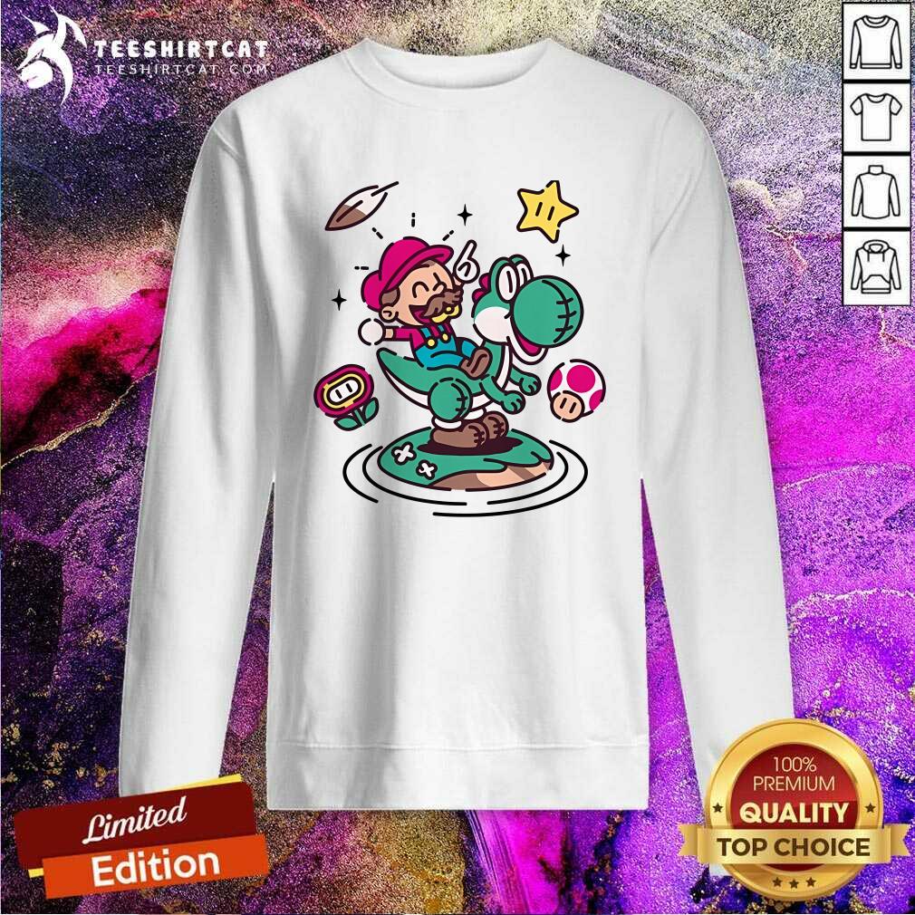 Top The Plucky Plumber Super Mario Sweatshirt