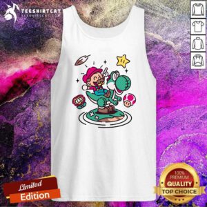 Top The Plucky Plumber Super Mario Tank-top