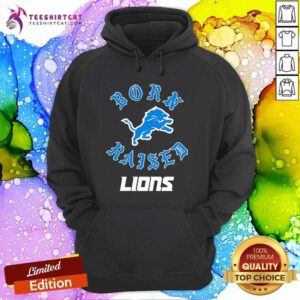 Good Born X Raised Black Detroit Lions Hoodie