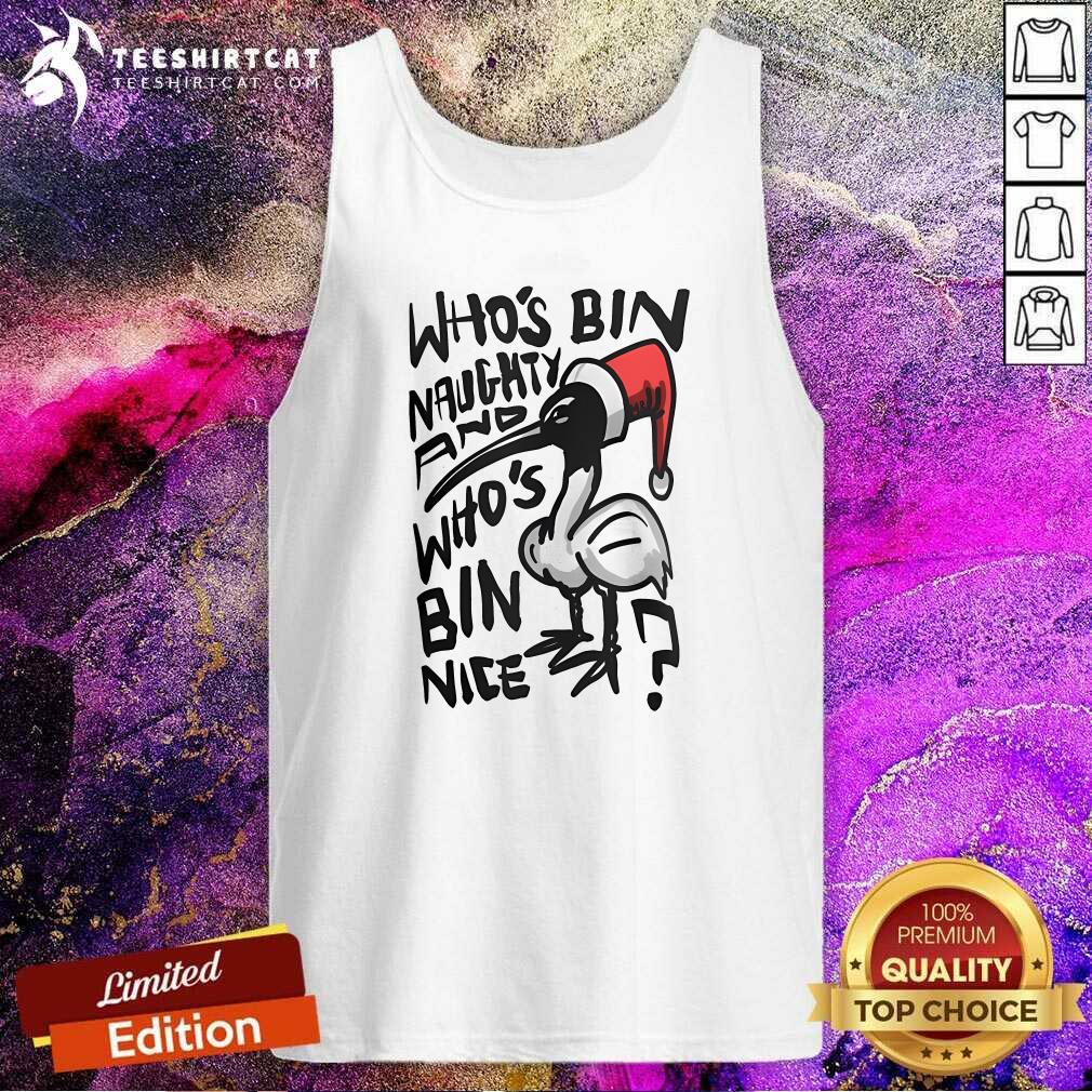 Good Who's Bin Naughty And Who's Bin Nice Australian Ibis Tank-top