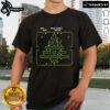 Festive 'Nice Arcade Christmas Pacman T-Shirt' featuring colorful Pacman graphics and holiday-themed design for gamers.