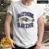 Nice Baltimore Ravens Field Arched Wordmark T-Shirt featuring team colors and logo for passionate fans.