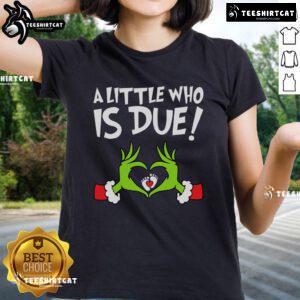 Nice Christmas presents on a chair with 'I'll Be Home for Christmas' Ladies Tee, perfect for holiday gifting.