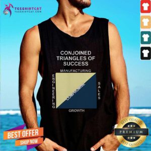 Nice Conjoined Triangles Of Success Tank-top