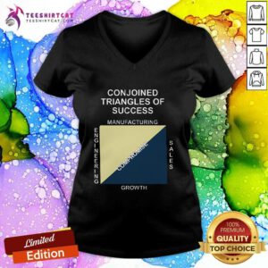 Nice Conjoined Triangles Of Success V-neck