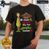Nice Grinch Texas Roadhouse Christmas T-Shirt featuring a whimsical design perfect for holiday gatherings indoors.