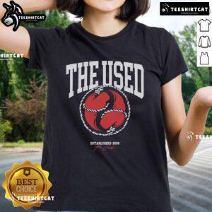 Nice Intertwined Established 2000 Ladies Tee in stylish design, perfect for casual wear and showcasing unique fashion.