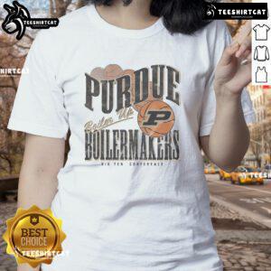 Nice Purdue Boilermakers Baller Bounce Ladies Tee featuring vibrant team colors and stylish design for fans.